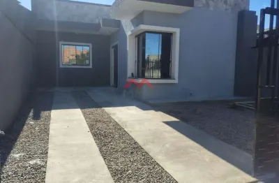 Casa com 3 quartos à venda na joel neves, tindiquera, araucária, 66 m2 por r$ 410.000