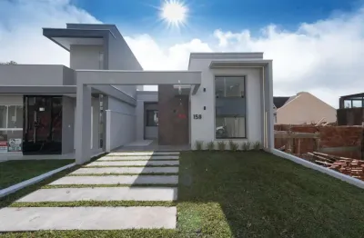 Casa em condomínio fechado com 3 quartos à venda na rua casemiro de abreu, são marcos, campo largo, 100 m2 por r$ 550.000