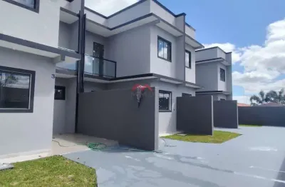 Casa em condomínio fechado com 2 quartos à venda na rua fernando rodrigues de lima, campo de santana, curitiba, 54 m2 por r$ 310.000