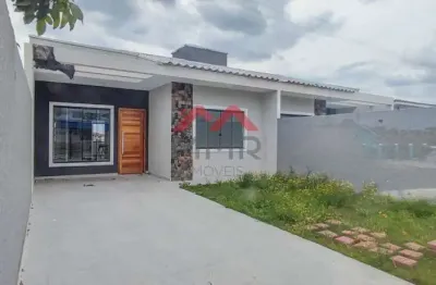 Casa com 3 quartos à venda na rua crisântemo, campina da barra, araucária, 70 m2 por r$ 439.000