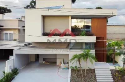 Casa em condomínio fechado com 4 quartos à venda na rua antônio escorsin, santa felicidade, curitiba, 531 m2 por r$ 7.280.000