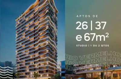 Apartamento com 1 quarto à venda na avenida cardeal da silva, rio vermelho, salvador, 26 m2 por r$ 470.000