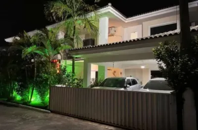 Casa em condomínio fechado com 4 quartos à venda na rua jovina machado dos santos, buraquinho, lauro de freitas, 325 m2 por r$ 1.400.000