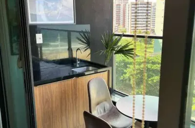 Apartamento com 1 quarto à venda na avenida octávio mangabeira, armação, salvador, 31 m2 por r$ 650.000
