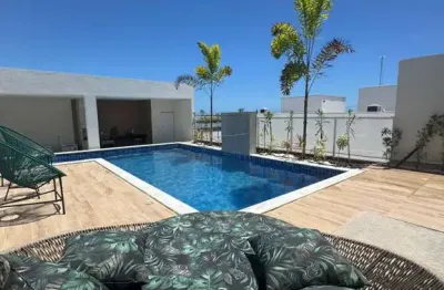Casa em condomínio fechado com 3 quartos à venda na rua do monopólio, abrantes, camaçari, 80 m2 por r$ 980.000