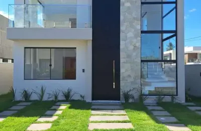 Casa em condomínio fechado com 4 quartos à venda na Rodovia BA-099 - Estrada do Côco, 03, Abrantes, Camaçari, 210 m2 por R$ 1.580.000