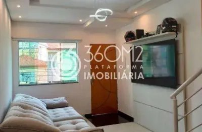 Sobrado para venda em santo andré, vila francisco matarazzo, 2 dormitórios, 2 suítes, 3 banheiros, 4 vagas