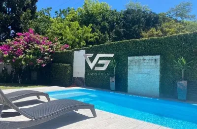 Casa em condomínio fechado com 4 quartos à venda em jurerê, florianópolis , 265 m2 por r$ 5.000.000