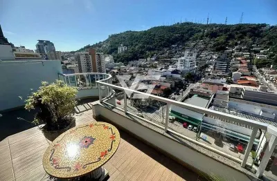 Cobertura duplex 3 dormitórios com varanda gourmet centro floripa