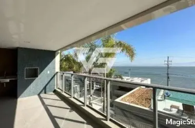 Apartamento frente mar em cacupé com 176,39m² privativos