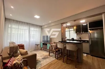 Lindo apartamento em coqueiros  com 1 vaga livre coberta e escriturada