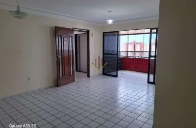 Apartamento 3 quartos + dce no cabo branco; venda ou locação | 134m², 2 varandas