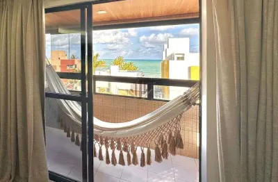 Apartamento 3 Suítes Mobiliado,160m², Vista Mar no Bessa em João Pessoa-PB.