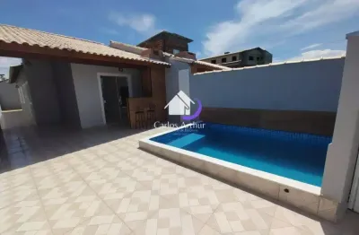 Seu refúgio em itanhaém – casa no jardim das palmeiras com piscina, churrasqueira e perto da praia!