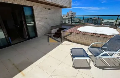 Cobertura duplex praia grande em ubatuba-sp com 3 dormitórios,sendo 1suíte,varanda gourmet com churrasqueira,2 vagas de garagem