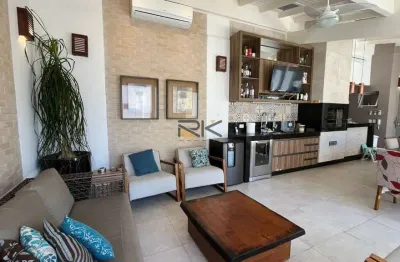 Cobertura praia grande em ubatuba-sp com 3 suítes,varanda gourmet com churrasqueira e jacuzzi,3 vagas de garagem