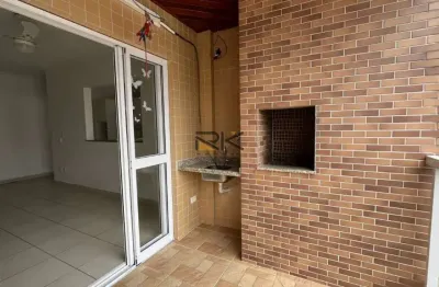 Apartamento itaguá 2 dormitórios sendo 1 suíte,1 banheiro social, 1 vaga de garagem,varanda gourmet com churrasqueira
