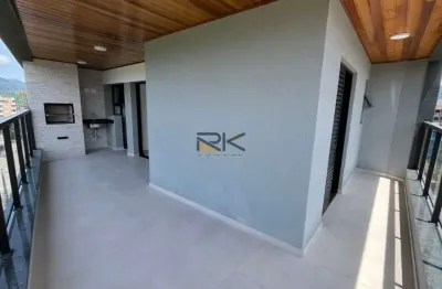 Apartamento no itaguá com 2 suítes,1 lavabo, 1 vaga de garagem,varanda gourmet com churrasqueira