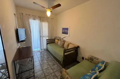 Apartamento praia grande com 1 dormitório,1 vaga de garagem,sacada e cozinha