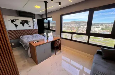 Apartamento mobiliado com 1 dormitório e 1 vaga de garagem, no bairro jardim botânico