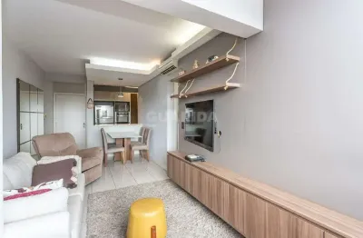 Apartamento totalmente mobiliado com 1 vaga de garagem no bairro partenon