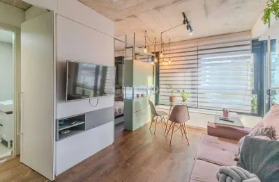 Apartamento mobiliado de 1 dormitório no bairro menino deus.