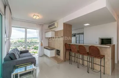 Lindo apartamento semi mobiliado com 2 dormitórios no bairro três figueiras!
