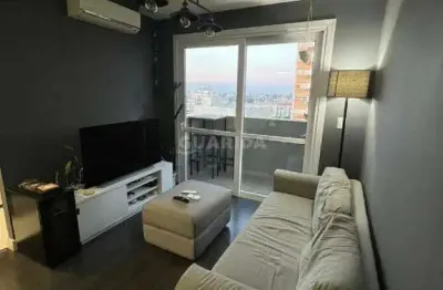 Apartamento mobiliado com 1 dormitório e 1 vaga de garagem no bairro petrópolis!