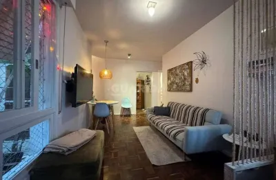 Apartamento mobilado com 1 dormitório para alugar no bairro petrópolis.