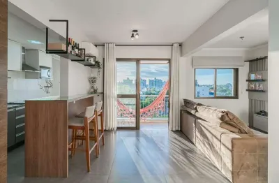 Apartamento semimobiliado com 2 dormitórios e 1 vaga de garagem no passo d' areia!