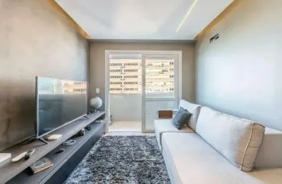 Apartamento mobiliado com 1 dormitório e 1 vaga de garagem no bairro petrópolis!