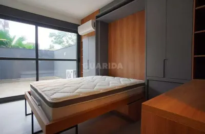Apartamento garden mobiliado no condomínio skyline – moinhos de vento, porto alegre!