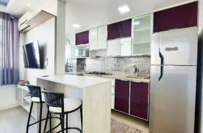 Apartamento mobiliado com 2 dormitórios e 1 vaga de garagem no bairro cavalhada!