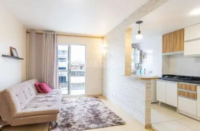 Apartamento mobiliado com 2 dormitórios, sendo 1 suíte, no bairro jardim lindóia