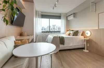 Apartamento mobiliado e decorado no condomínio skyline – moinhos de vento, porto alegre!