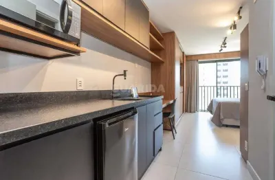 Studio mobiliado e moderno no prestigiado bairro moinhos de vento!