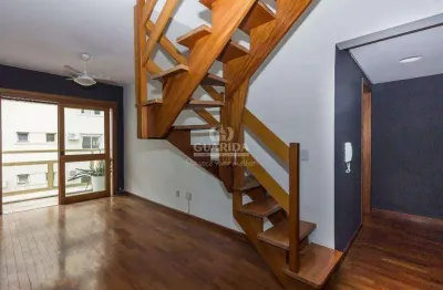 Apartamento no estilo cobertura de 2 dormitórios no bairro higienópolis.