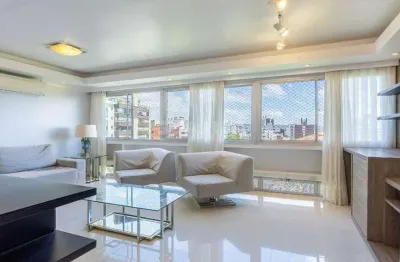 Apartamento mobiliado de 2 suítes com vaga coberta no petrópolis!