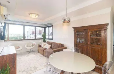 Excelente apartamento mobiliado com 2 dormitórios, sendo 1 suíte, no bairro bom fim