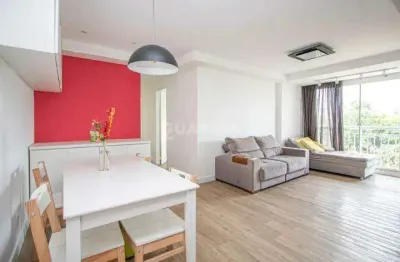Apartamento mobiliado com 3 dormitórios e 1 vaga no bairro jardim lindóia!