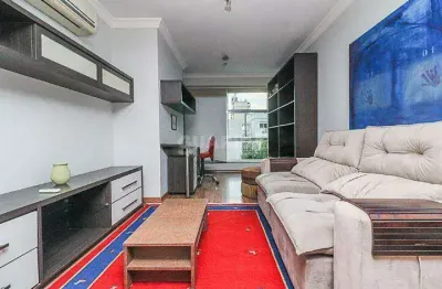 Apartamento mobiliado de 1 dormitório para locação no bairro moinhos de vento, em porto alegre