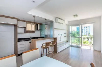 Excelente apartamento semi mobiliado de 2 dormitórios e 2 vagas no bairro jardim europa!