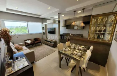 Apartamento mobiliado com 2 dormitórios, sendo 1 suíte, e 1 vaga de garagem no bairro Santana