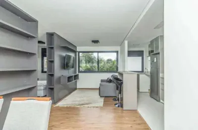 Apartamento mobiliado com 1 dormitório e 1 vaga no bairro Petrópolis!