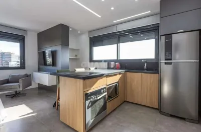 Loft pronto, totalmente mobiliado, decorado e equipado no bairro Moinhos de Vento