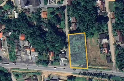 Terreno de esquina à venda, 3600 m², no bairro encano do norte, frente br 470 -