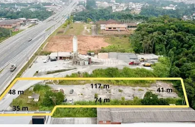 Terreno com aprox. 5.000 m,2 para alugar nas margens da br 470 - indaial/sc