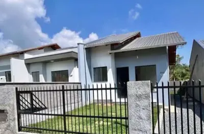 Casa nova à venda com 2 dormitórios no bairro benedito em indaial-sc