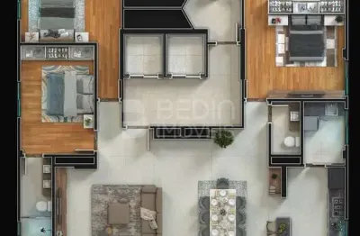Apartamento 03 suítes a venda centro balneário camboriú terraço boa vista