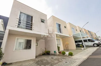Casa em condomínio fechado com 3 quartos à venda na rua maria teixeira de mello, 239, santa cândida, curitiba, 87 m2 por r$ 459.000